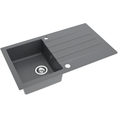 Axis Moderno Zlewozmywak Granitowy Jednokomorowy Moonlight Grey Annie 100 W Zestawie Z Syfonem Manualnym Axis Moderno Zlewozmywak Granitowy Jednokomorowy Moonlight Grey Annie 100 W Zestawie Z Syfonem Manualnym