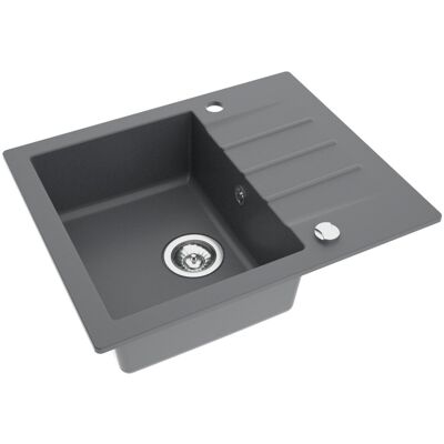 Axis MODERNO ZLEWOZMYWAK GRANITOWY JEDNOKOMOROWY Z OCIEKACZEM ANNIE 20 MOONLIGHT GREY I SYFONEM AUTOMATYCZNYM POP-UP W ZESTAWIE Axis MODERNO ZLEWOZMYWAK GRANITOWY JEDNOKOMOROWY Z OCIEKACZEM ANNIE 20 MOONLIGHT GREY I SYFONEM AUTOMATYCZNYM POP-UP W ZESTAWIE