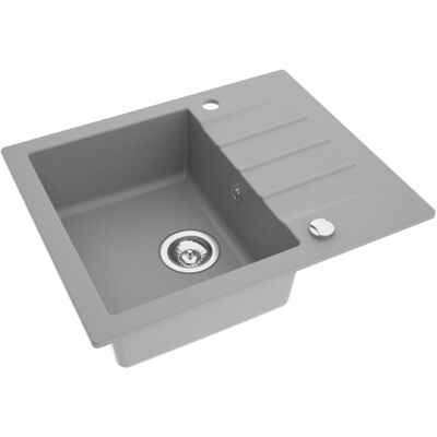 Axis MODERNO ZLEWOZMYWAK GRANITOWY JEDNOKOMOROWY Z OCIEKACZEM ANNIE 20 SZARY BETON W ZESTAWIE Z SYFONEM AUTOMATYCZNYM POP-UP Axis MODERNO ZLEWOZMYWAK GRANITOWY JEDNOKOMOROWY Z OCIEKACZEM ANNIE 20 SZARY BETON W ZESTAWIE Z SYFONEM AUTOMATYCZNYM POP-UP