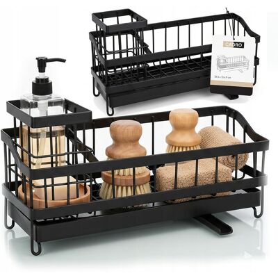 Cadro Organizer na zlew ociekacz przybornik kuchenny na gąbkę płyn sztućce 24,5cm Cadro Organizer na zlew ociekacz przybornik kuchenny na gąbkę płyn sztućce 24,5cm