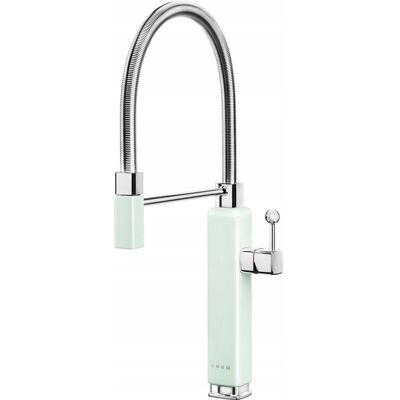 SMEG Bateria MDF50PG chrom/pastelowa zieleń SMEG Bateria MDF50PG chrom/pastelowa zieleń
