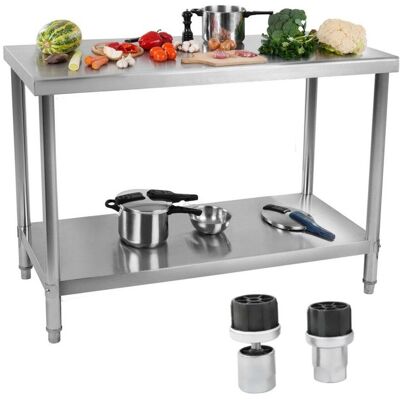 Stół do kuchni ROYAL CATERING, stalowy, 100x70 cm Stół do kuchni ROYAL CATERING, stalowy, 100x70 cm