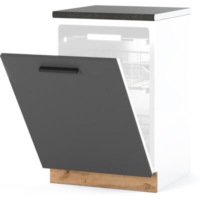 Hurtownia Mebli Szafka Kuchenna Front Do Zabudowy Zmywarki 60cm Blande Wotan Szary Mat Hurtownia Mebli Szafka Kuchenna Front Do Zabudowy Zmywarki 60cm Blande Wotan Szary Mat