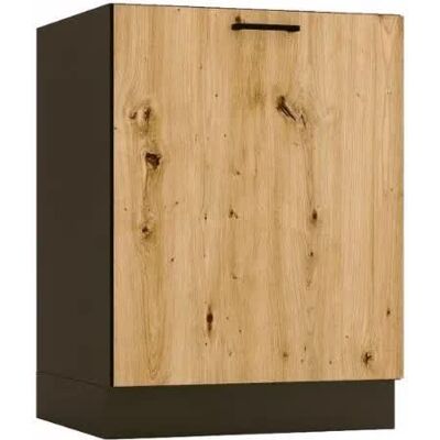 Stolkar Szafka Kuchenna Stojąca Anika D60pc P/l Grafitowa/dąb Artisan Stolkar Szafka Kuchenna Stojąca Anika D60pc P/l Grafitowa/dąb Artisan