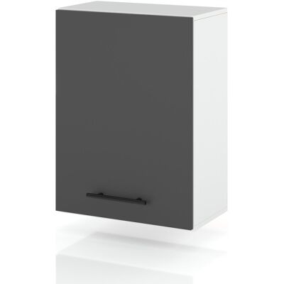 Concordia Szafka Kuchenna Wisząca 50cm Górna do Kuchni Salonu Biała Grafit Modułowa Concordia Szafka Kuchenna Wisząca 50cm Górna do Kuchni Salonu Biała Grafit Modułowa