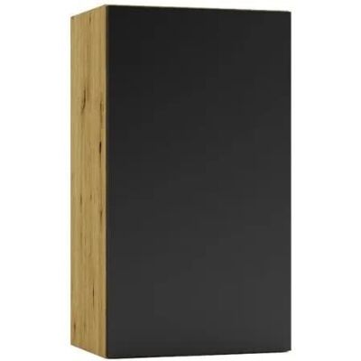 Stolkar Szafka kuchenna wisząca ISABEL W40 P/L czarny mat/dąb artisan Stolkar Szafka kuchenna wisząca ISABEL W40 P/L czarny mat/dąb artisan