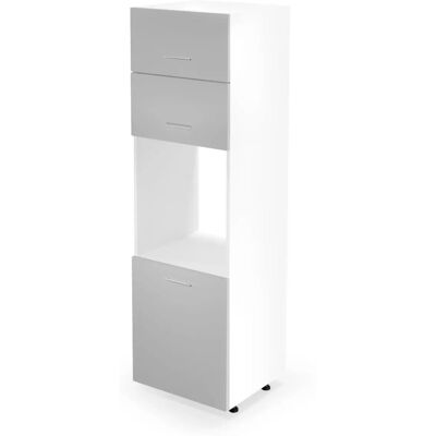 Halmar Szafka pod piekarnik 60 VENTO DP-60/214 jasnoszary połysk Halmar Szafka pod piekarnik 60 VENTO DP-60/214 jasnoszary połysk