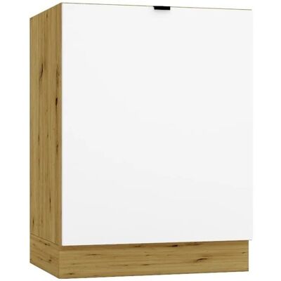 Stolkar Szafka pod zlew GIANNA D60ZL P/L biała alaska/dąb artisan Stolkar Szafka pod zlew GIANNA D60ZL P/L biała alaska/dąb artisan