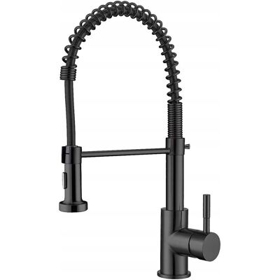 Rozin Wyciągana Bateria Kuchenna Sing Handle z Podwójną Funkcją PREMIUM czarny Rozin Wyciągana Bateria Kuchenna Sing Handle z Podwójną Funkcją PREMIUM czarny