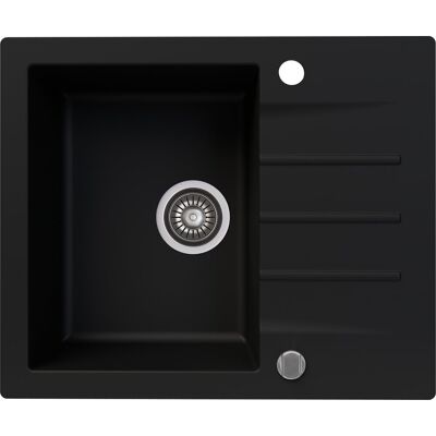 Zlew granitowy KERNAU KGS A 4560 1B1D DEEP BLACK Zlew granitowy KERNAU KGS A 4560 1B1D DEEP BLACK