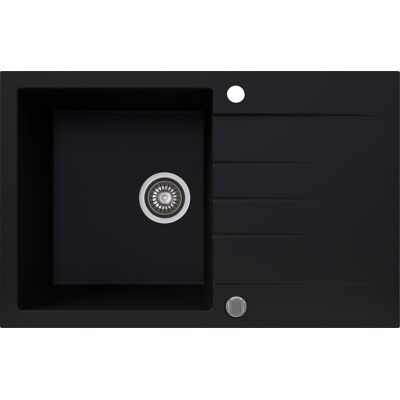 Zlew Granitowy Kernau Kgs V 45A 1B1D Deep Black Zlew Granitowy Kernau Kgs V 45A 1B1D Deep Black