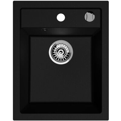 Zlew Kernau Kgs G 40 1b Black Metallic Granit 40cm Zlew Kernau Kgs G 40 1b Black Metallic Granit 40cm
