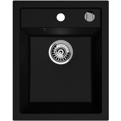 Zlew Kernau KGS G 40 1B Deep Black Granitowy 40 cm Zlew Kernau KGS G 40 1B Deep Black Granitowy 40 cm