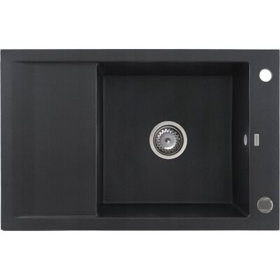 Zlew Kernau KGS M 6078 1B1D Black Metallic Granit Zlew Kernau KGS M 6078 1B1D Black Metallic Granit