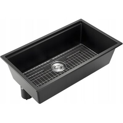 ZLEW KUCHENNY GRANITOWY VEVOR PODBLATOWY 838X482X254 MM CZARNY PREMIUM ZLEW KUCHENNY GRANITOWY VEVOR PODBLATOWY 838X482X254 MM CZARNY PREMIUM