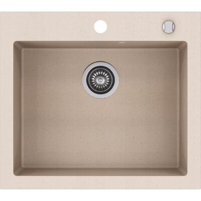 Zlewozmywak granitowy KERNAU KGS H 60 1B SAND Zlewozmywak granitowy KERNAU KGS H 60 1B SAND