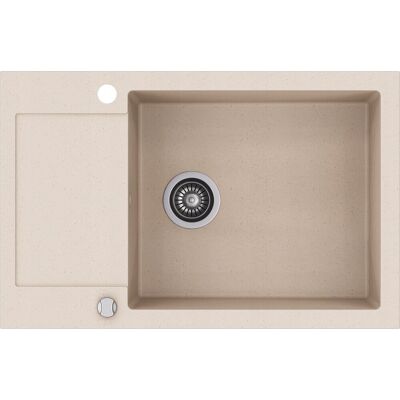 Zlewozmywak granitowy Kernau KGS H 6078 1B1D Sand Zlewozmywak granitowy Kernau KGS H 6078 1B1D Sand