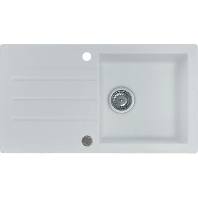 Zlewozmywak Kernau KGS A 50 1B1D Pure White Zlewozmywak Kernau KGS A 50 1B1D Pure White