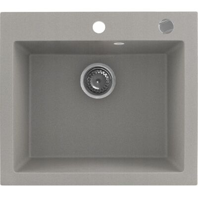 Zlewozmywak KERNAU KGS H 60 1B Grey Metallic Zlewozmywak KERNAU KGS H 60 1B Grey Metallic
