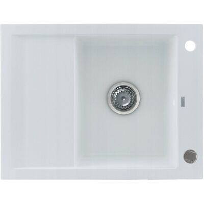 Zlewozmywak Kernau KGS M 4565 1B1D PURE WHITE Zlewozmywak Kernau KGS M 4565 1B1D PURE WHITE
