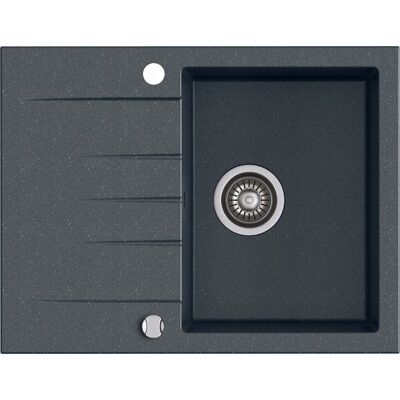 Zlewozmywak Kernau KGS V 4565A 1B1D Graphite Zlewozmywak Kernau KGS V 4565A 1B1D Graphite