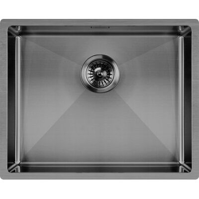 Zlewozmywak Kernau Kss U 61.1 1B Ss Gun Metal Stal Zlewozmywak Kernau Kss U 61.1 1B Ss Gun Metal Stal