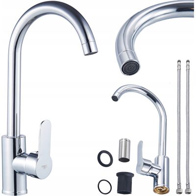 Hydrosan BATERIA KUCHENNA NABLATOWA MARION CHROM – POŁYSK, KLASYCZNA, OBROTOWA Hydrosan BATERIA KUCHENNA NABLATOWA MARION CHROM – POŁYSK, KLASYCZNA, OBROTOWA