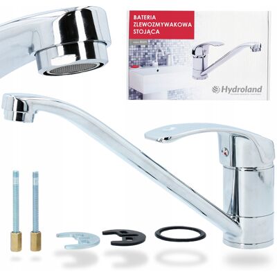 Hydroland BATERIA KUCHENNA ZLEWOZMYWAKOWA STOJĄCA KUCHNI KRAN ZLEWU UMYWALKI CHROM OW Hydroland BATERIA KUCHENNA ZLEWOZMYWAKOWA STOJĄCA KUCHNI KRAN ZLEWU UMYWALKI CHROM OW