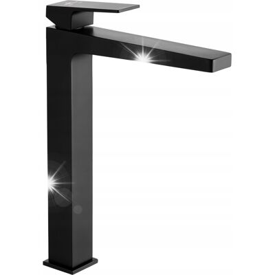 Bateria Umywalkowa Stojąca Nablatowa Korfu Czarna Diamond Nowoczesny Design Bateria Umywalkowa Stojąca Nablatowa Korfu Czarna Diamond Nowoczesny Design