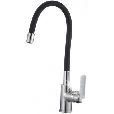 Bateria Zlewozmywakowa Emma Flex Czarna Elastyczna Wylewka Hydroland Bateria Zlewozmywakowa Emma Flex Czarna Elastyczna Wylewka Hydroland