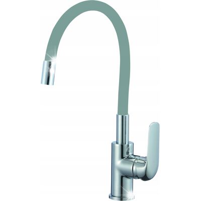 Bateria Zlewozmywakowa Emma Flex Szara Elastyczna Wylewka Hydroland Bateria Zlewozmywakowa Emma Flex Szara Elastyczna Wylewka Hydroland