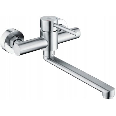 Bateria Zlewozmywakowa Ścienna DURO ACERO 20 CM stal nierdzewna inox Bateria Zlewozmywakowa Ścienna DURO ACERO 20 CM stal nierdzewna inox
