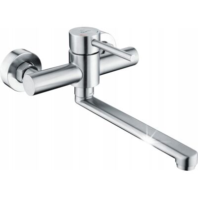 Bateria Zlewozmywakowa.Ścienna Duro Acero 25 Cm, Stal Nierdzewna Bateria Zlewozmywakowa.Ścienna Duro Acero 25 Cm, Stal Nierdzewna
