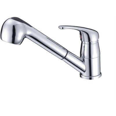 Hydroland BATERIA ZLEWU Kran Zlewozmywakowy WYCIĄGANĄ WYLEWKĄ Natryskiem STOJĄCA W OW Hydroland BATERIA ZLEWU Kran Zlewozmywakowy WYCIĄGANĄ WYLEWKĄ Natryskiem STOJĄCA W OW