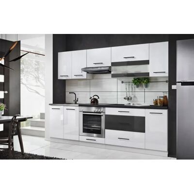 Concordia Meble Kuchenne Kuchnia Biały Połysk Z Blatem Zestaw 260cm Marco Concordia Meble Kuchenne Kuchnia Biały Połysk Z Blatem Zestaw 260cm Marco