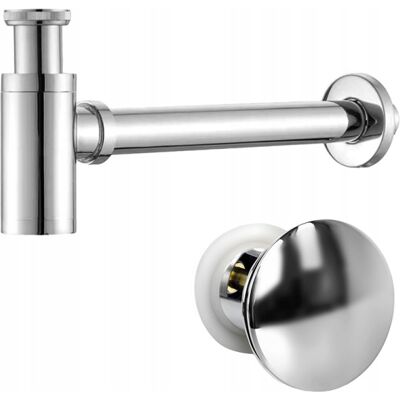 Hydrosan SYFON UMYWALKOWY METALOWY MIKE-CH +KOREK KLIK-KLAK Z PRZELEWEM ZESTAW CHROM Hydrosan SYFON UMYWALKOWY METALOWY MIKE-CH +KOREK KLIK-KLAK Z PRZELEWEM ZESTAW CHROM