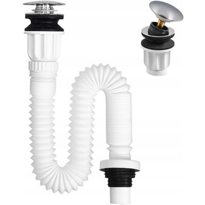 Hydrosan SYFON UMYWALKOWY Z KORKIEM CHROM UNIWERSALY REGULOWANY OLEK-CH 30-100 CM OL Hydrosan SYFON UMYWALKOWY Z KORKIEM CHROM UNIWERSALY REGULOWANY OLEK-CH 30-100 CM OL