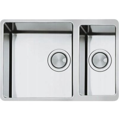 Zlewozmywak 2-komorowy 340x400mm i 180x340mm Smeg VSTR4018-2 Zlewozmywak 2-komorowy 340x400mm i 180x340mm Smeg VSTR4018-2