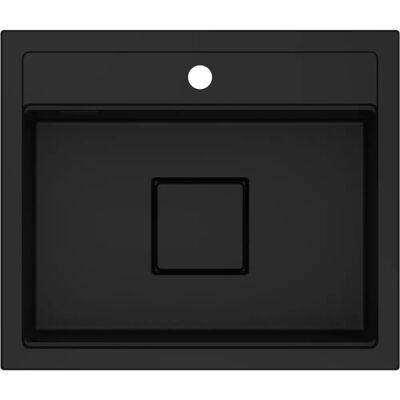 Zlewozmywak Granitowy Kernau Kgs R 60 1b Deep Black Zlewozmywak Granitowy Kernau Kgs R 60 1b Deep Black