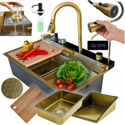 Hydrosan ZLEWOZMYWAK JEDNOKOMOROWY WIELOFUNKCYJNY ARGOS 75X46 ZLEW KUCHENNY STALOWY Hydrosan ZLEWOZMYWAK JEDNOKOMOROWY WIELOFUNKCYJNY ARGOS 75X46 ZLEW KUCHENNY STALOWY
