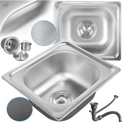 Hydrosan ZLEWOZMYWAK JEDOKOMOROWY STALOWY 38X33CM INOX ZLEW KUCHENNY GRANT 2 GATUNEK Hydrosan ZLEWOZMYWAK JEDOKOMOROWY STALOWY 38X33CM INOX ZLEW KUCHENNY GRANT 2 GATUNEK