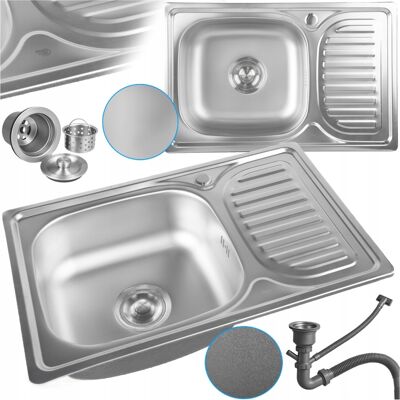 Hydrosan ZLEWOZMYWAK JEDOKOMOROWY STALOWY 66X42 CM INOX ZLEW KUCHENNY KORI 2 GATUNEK Hydrosan ZLEWOZMYWAK JEDOKOMOROWY STALOWY 66X42 CM INOX ZLEW KUCHENNY KORI 2 GATUNEK