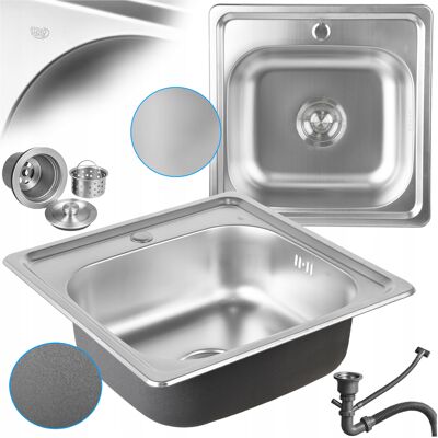 Hydrosan ZLEWOZMYWAK JEDOKOMOROWY STALOWY 75X40 CM INOX ZLEW KUCHENNY ALVI 2 GATUNEK Hydrosan ZLEWOZMYWAK JEDOKOMOROWY STALOWY 75X40 CM INOX ZLEW KUCHENNY ALVI 2 GATUNEK