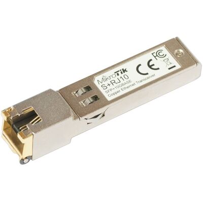 MikroTik S+RJ10 Moduł SFP+ 10Gb/s, RJ45 MikroTik S+RJ10 Moduł SFP+ 10Gb/s, RJ45