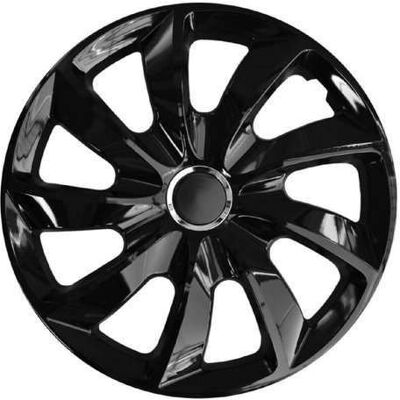 NRM 4x Kołpaki Stig 16 cali Czarne Lakierowane NRM 4x Kołpaki Stig 16 cali Czarne Lakierowane