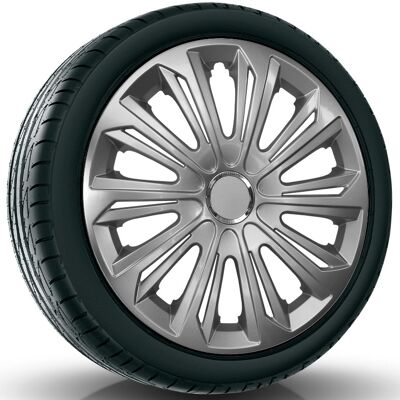 NRM Kołpaki samochodowe STRONG SILVER lakierowane 15'' NRM Kołpaki samochodowe STRONG SILVER lakierowane 15''