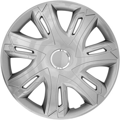 NRM Kołpaki samochodowe SUPERNOVA silver 14'' + ring NRM Kołpaki samochodowe SUPERNOVA silver 14'' + ring