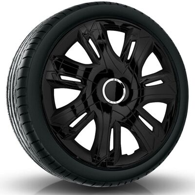 NRM Kołpaki Supernova Black 15'' + Ring NRM Kołpaki Supernova Black 15'' + Ring