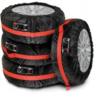 Tyre Wrap Zestaw 4 osłon na opony - 13''-19'' - Wysokiej jakości Włochy Tyre Wrap Zestaw 4 osłon na opony - 13''-19'' - Wysokiej jakości Włochy