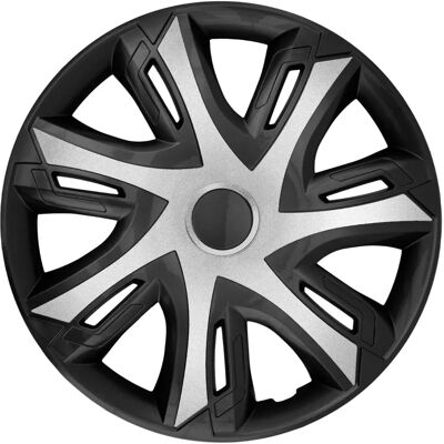 NRM Kołpaki Samochodowe N-Power Bicolor Silver/black 14'' NRM Kołpaki Samochodowe N-Power Bicolor Silver/black 14''